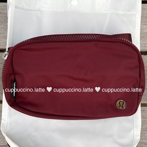 ❤️NWT🍷Lululemon Athletica Everywhere Belt Bag in Red Merlot - Extended Strap